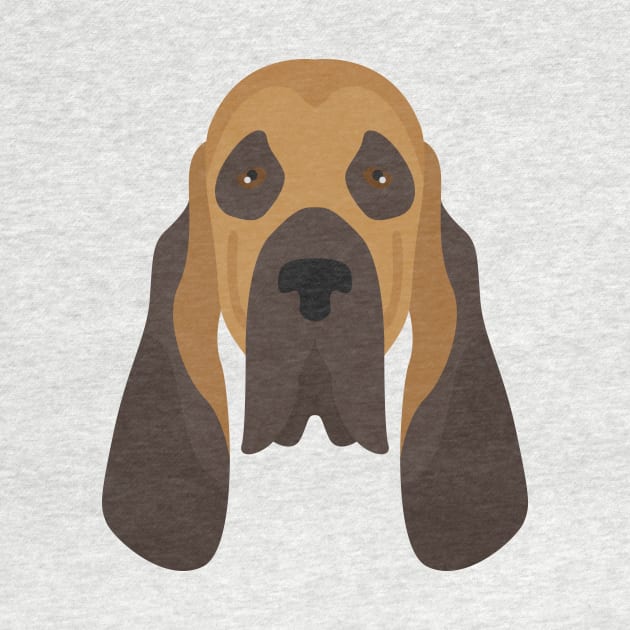 Bloodhound Face by JunkyDotCom